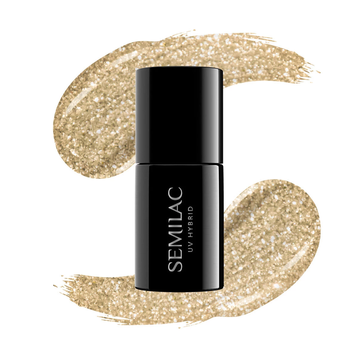 037 Semilac Gold Disco 7ml