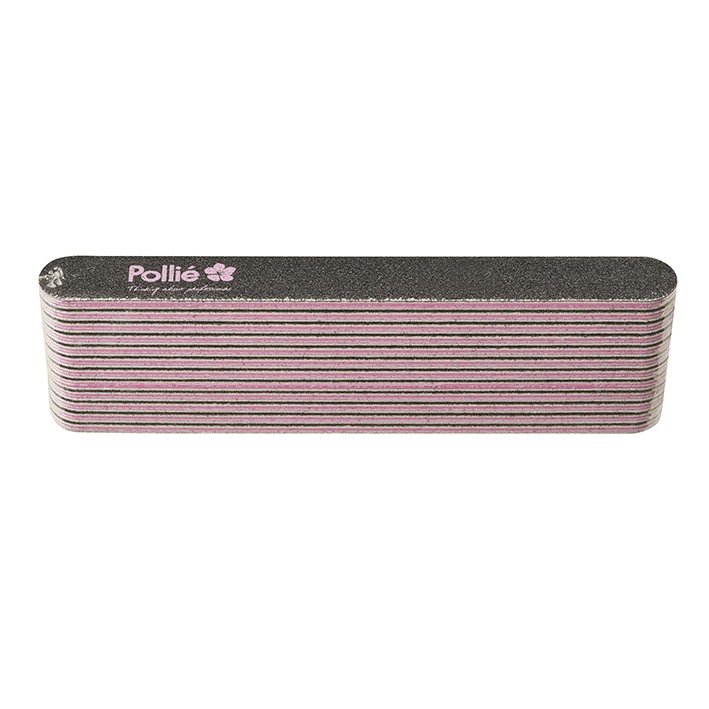 Pack 12 limas 600/600 negra recta acolchada