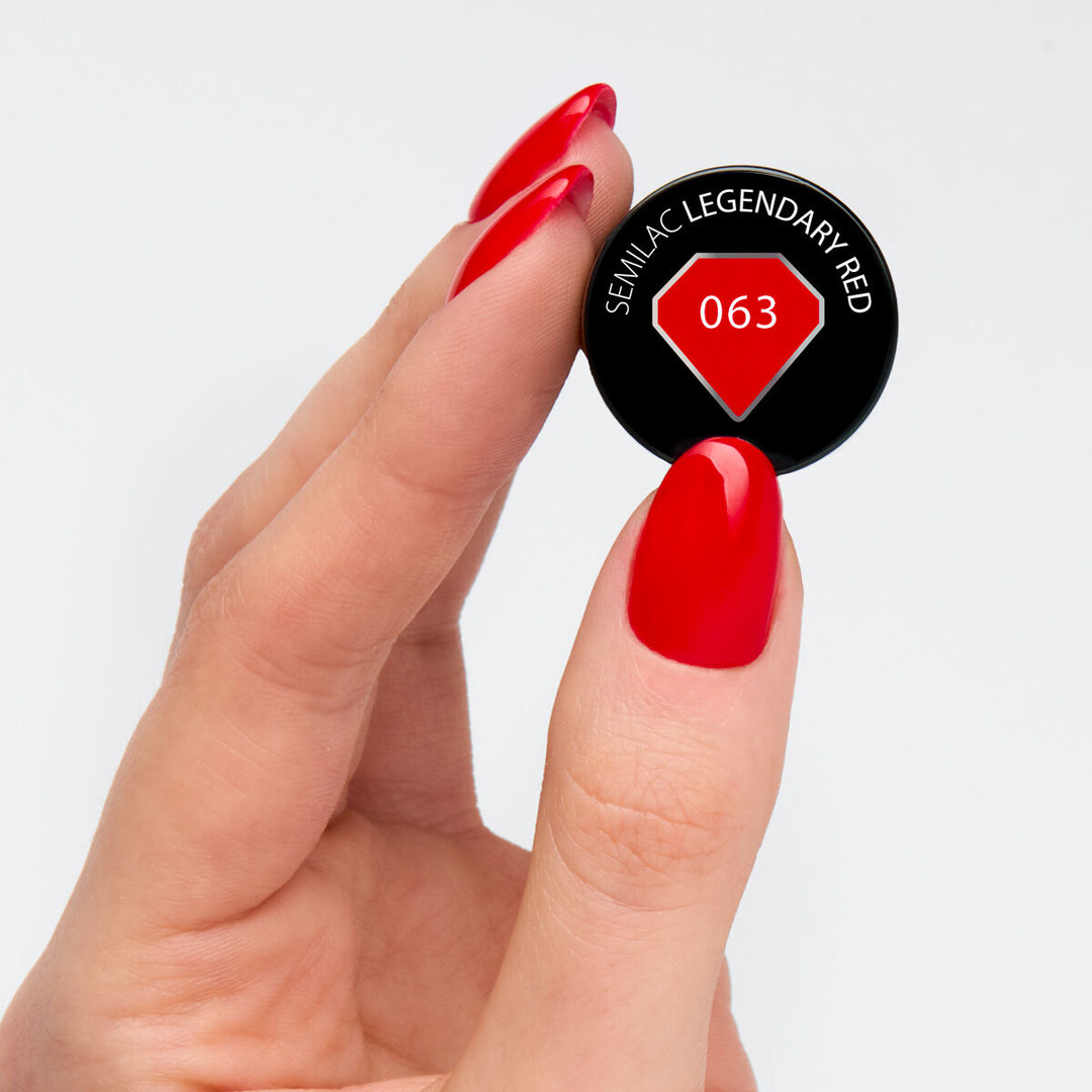 063 Semilac Legendary Red 7ml