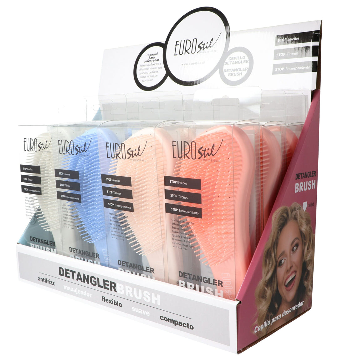 Cepillo desenredar grandes colores