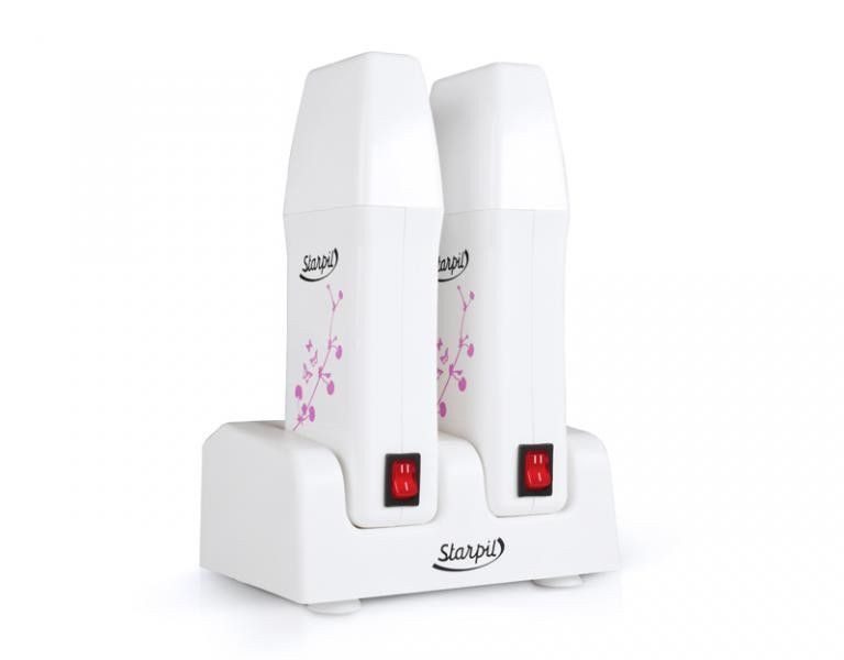 Conjunto duplo Starpil ergónomico - 2 Calentadores + 1 Base
