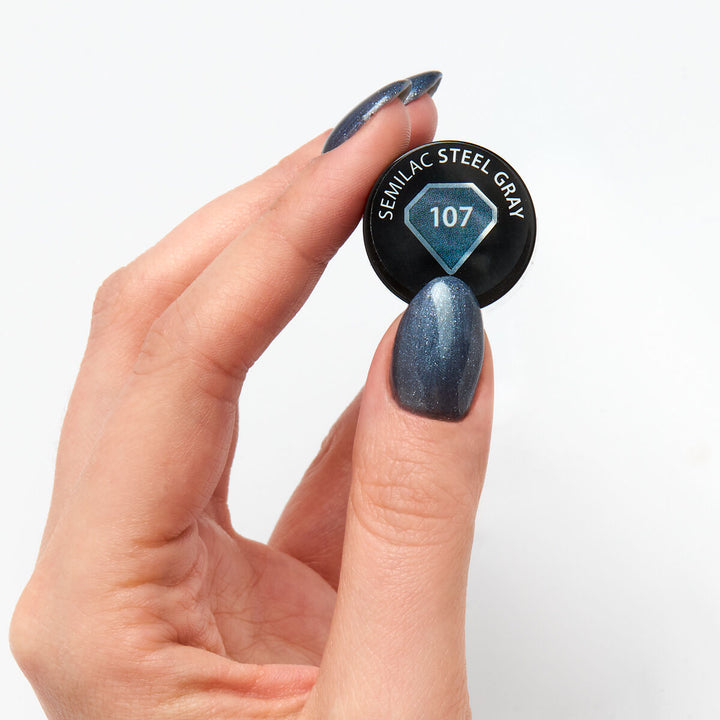 107 Semilac Steel Gray 7ml