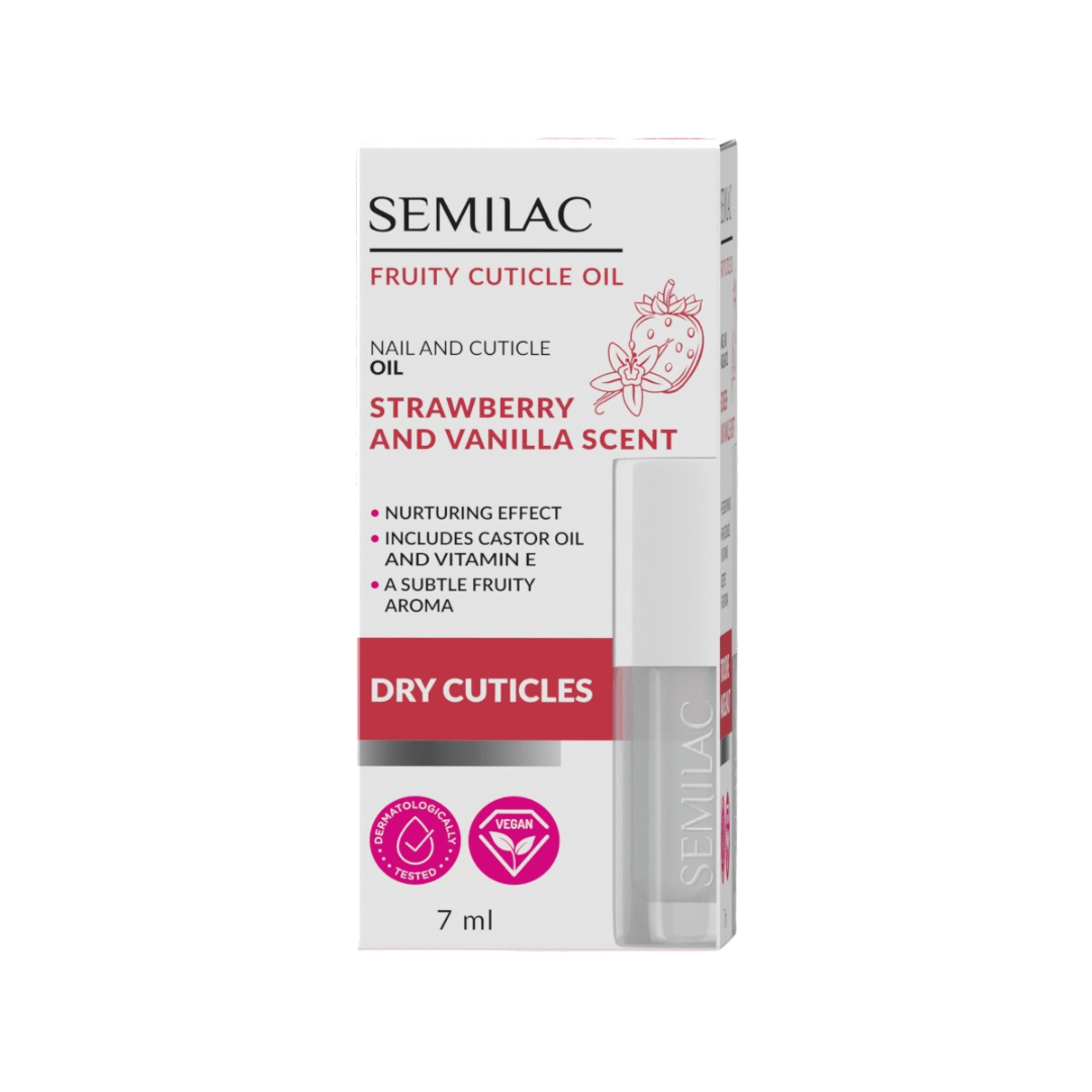 Semilac Aceite de cutículas Strawberry Vanilla 7ml