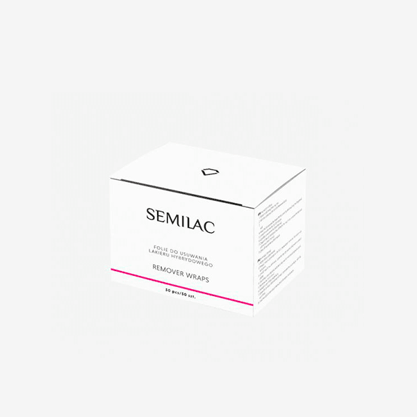 Envolturas removedoras de semipermanente Semilac 50 uds.