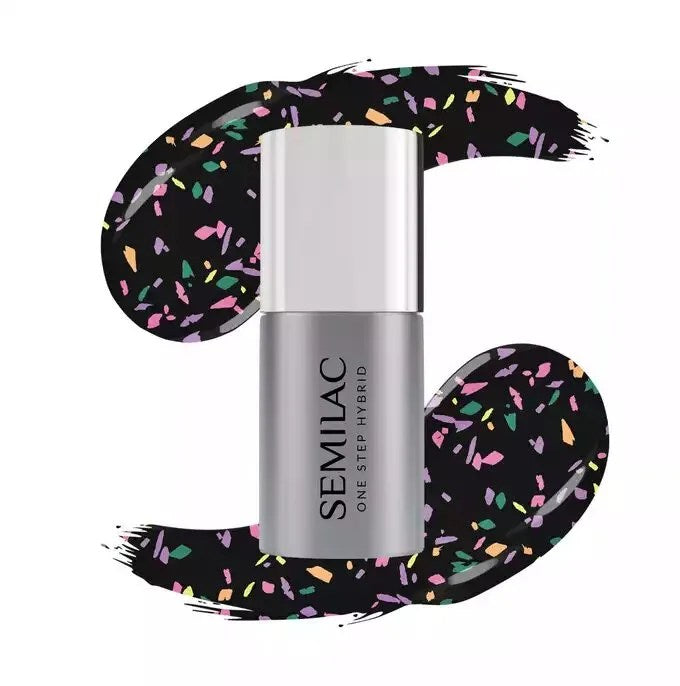 T27 Semilac Top Coat Matt Violet Galaxy 7ml