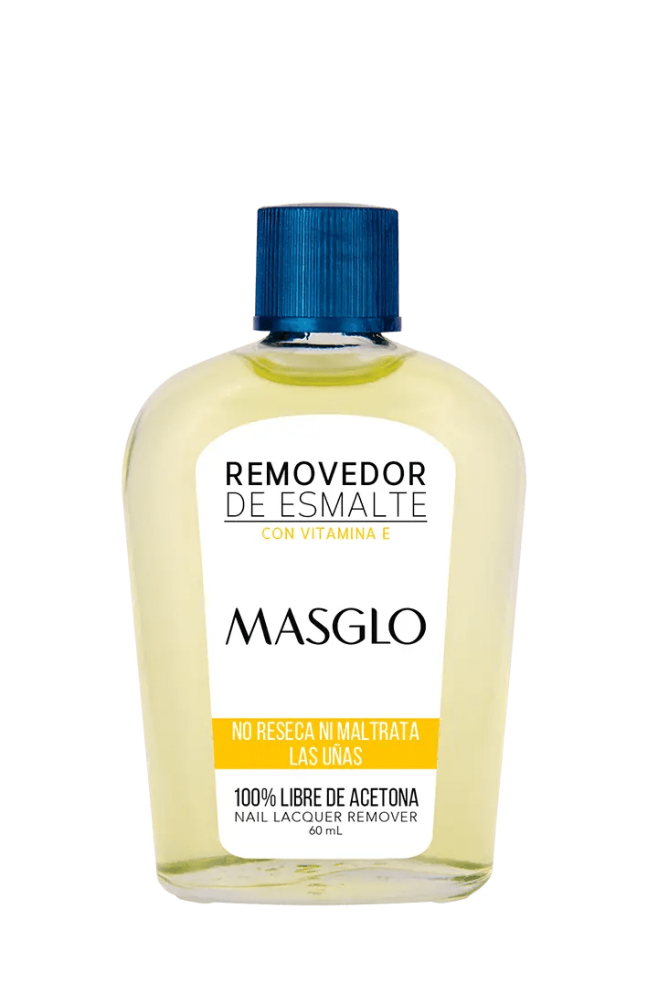 Removedor de Esmalte Clásico MASGLO con VITAMINA E 60 ML