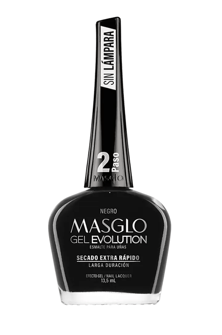 Esmalte GEL EVOLUTION MASGLO - NEGRO 13,5ml