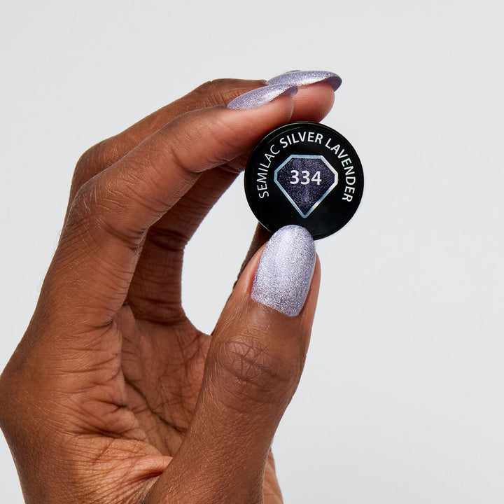 334 Semilac Golden Silver Lavender 7ml