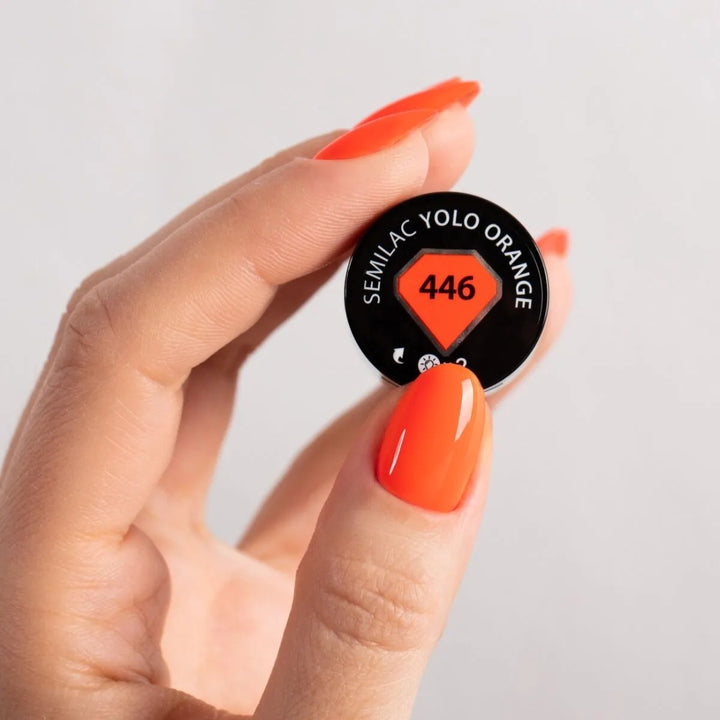 446 Semilac Esmalte Semipermanente Yolo Orange 7ml