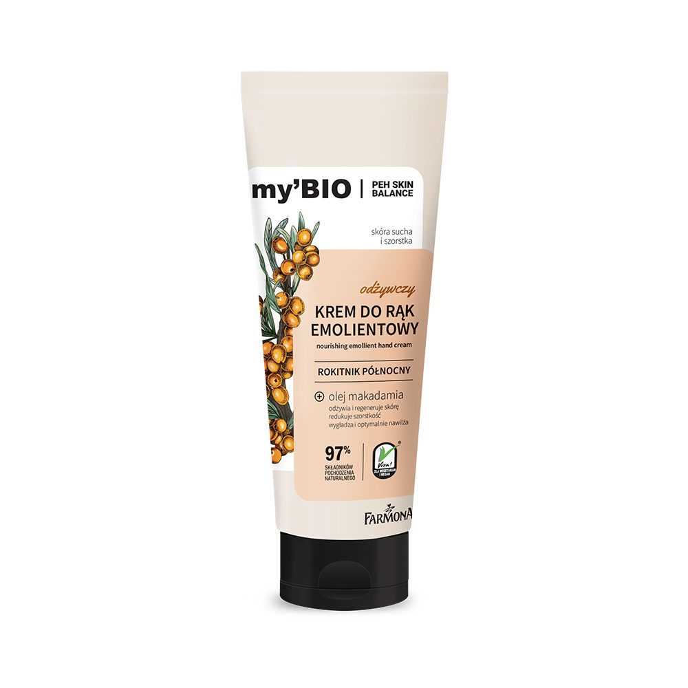 Crema de manos nutritiva emoliente MY’BIO 100ml