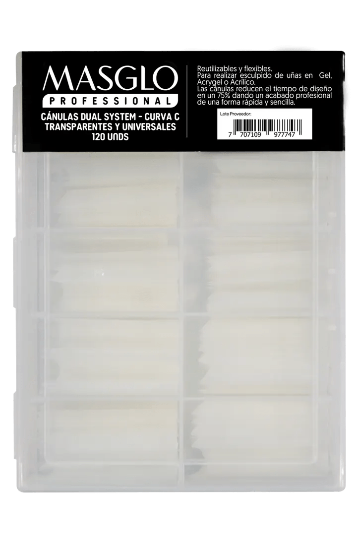 CÁNULA DUAL SYSTEM ACRYGEL MASGLO 120 unds