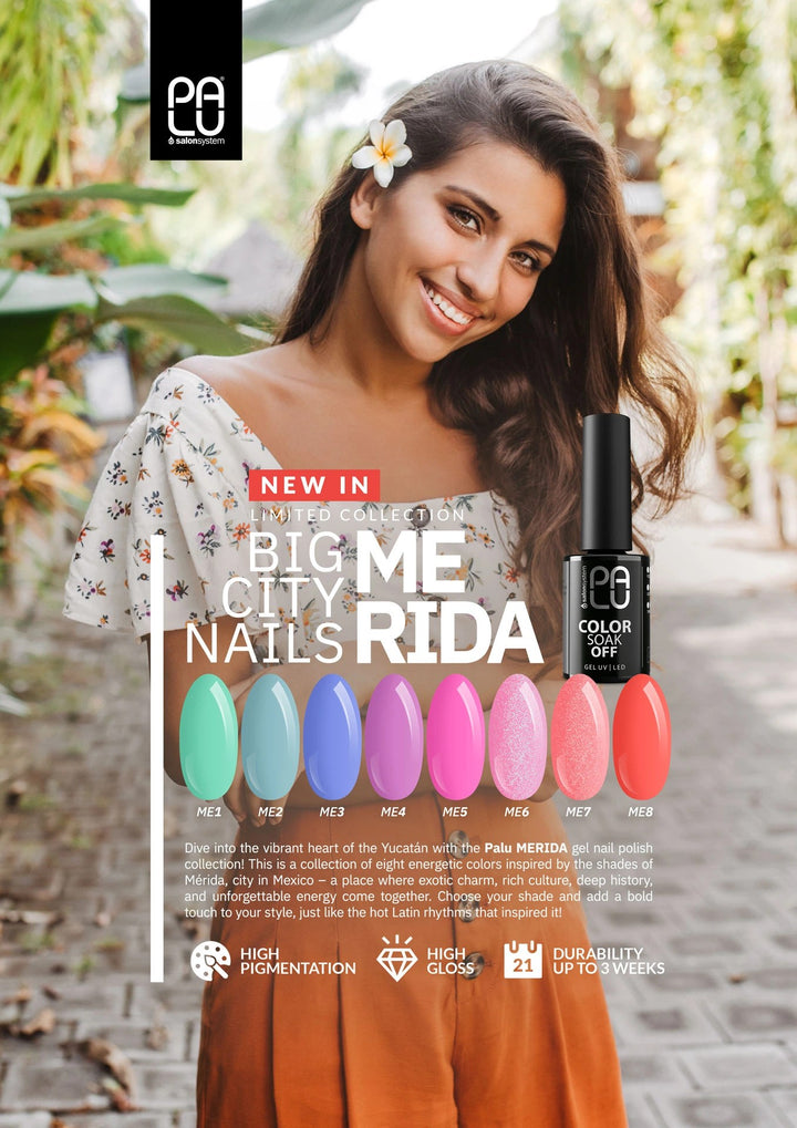 Palu Esmalte Semipermanente Merida ME2 11g