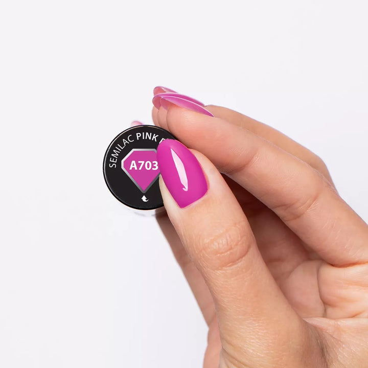 A703 Semilac Esmalte Semipermanente Pink Power 7ml