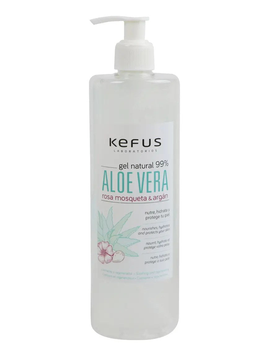 Gel Aloe Vera Natural Rosa Mosqueta y Argan 500 ml