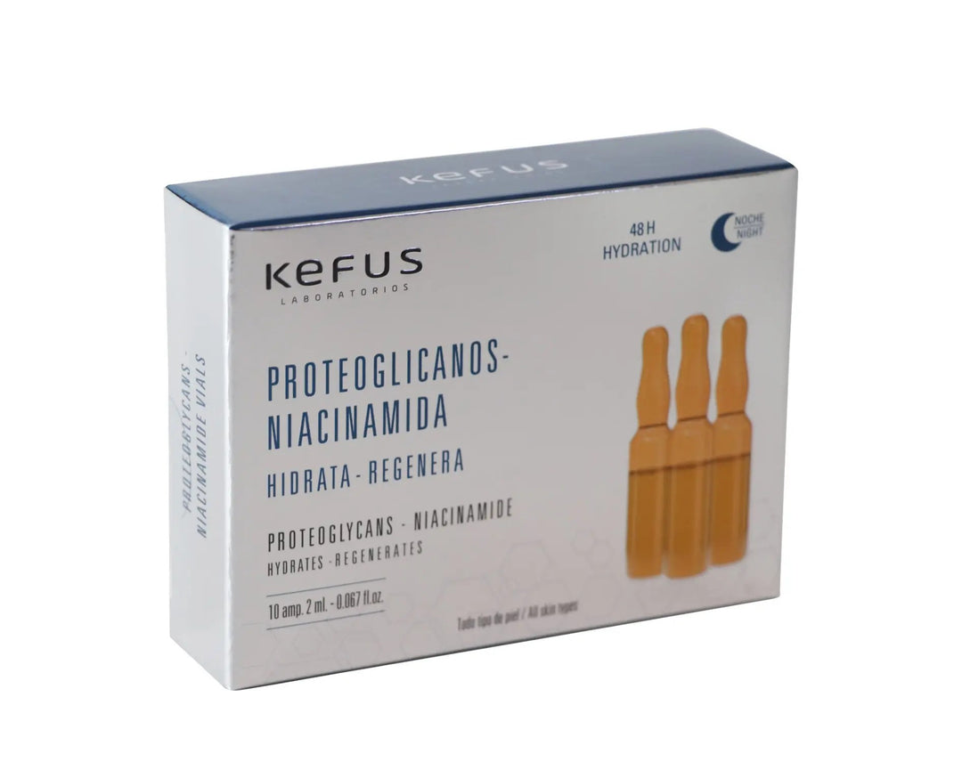 Ampollas Faciales Proteoglicanos Niacinamida Kefus 10 unds