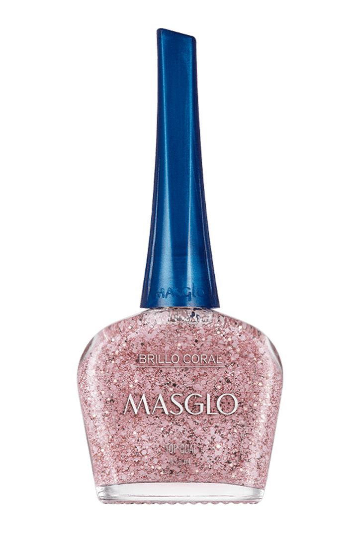 Brillo Clásico MASGLO con PARTICULAS - CORAL 13,5ml
