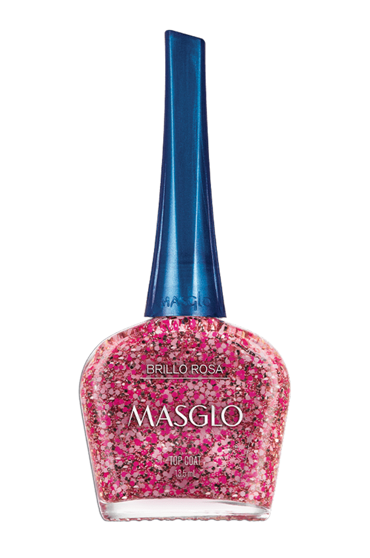 Brillo Clásico MASGLO con PARTICULAS ROSA 13,5ml