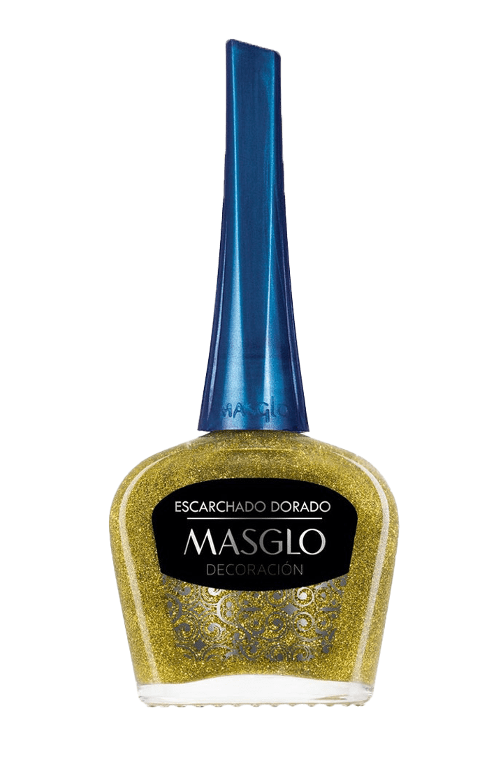 Esmalte Clásico MASGLO - ESCARCHADO DORADO 13,5ml
