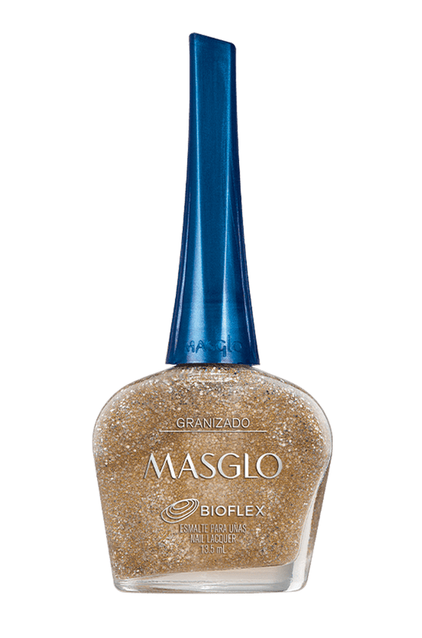 Esmalte Clásico MASGLO - GRANIZADO DORADO 13,5ml