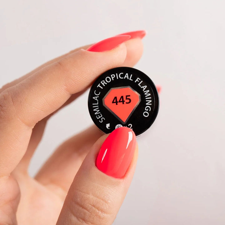 445 Semilac Esmalte Semipermanente Tropical Flamingo 7ml