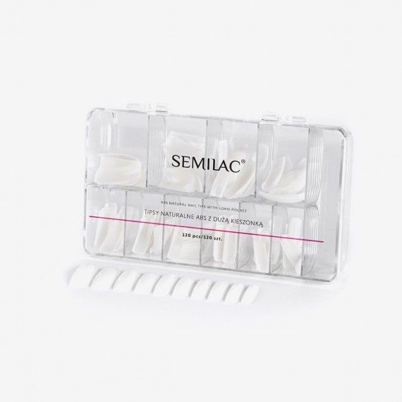 Tips transparentes Semilac 120 unds
