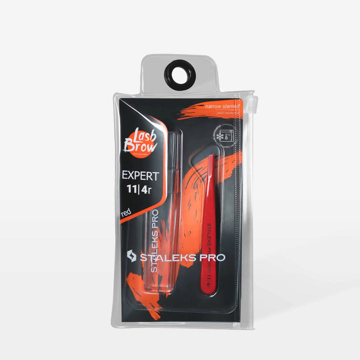 Pinza para cejas roja EXPERT 11/4r