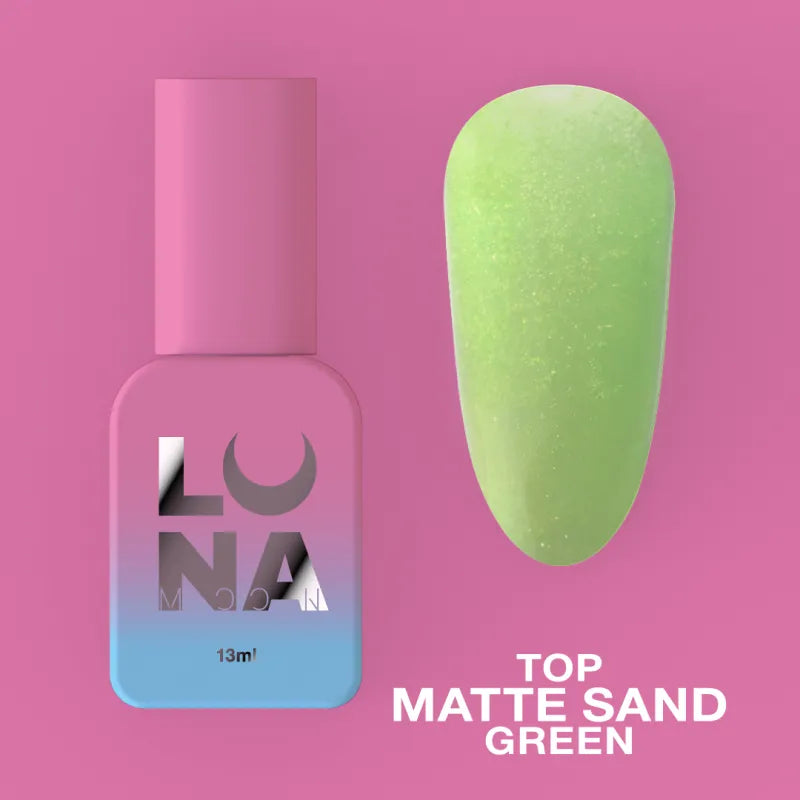Top Matte Sand Sand Green LunaMoon 13 ml