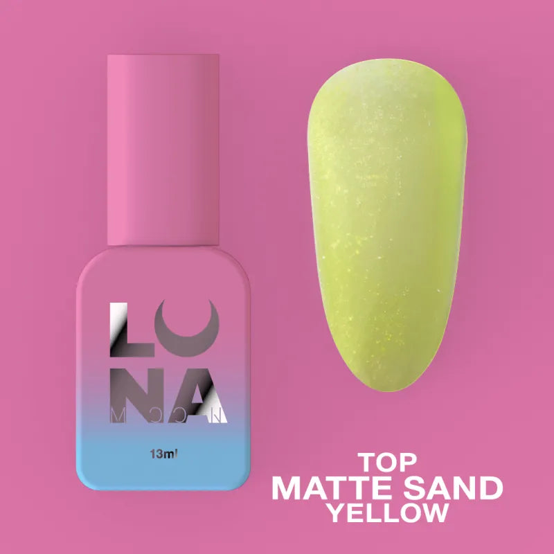 Top Matte Sand Yellow LunaMoon 13 ml