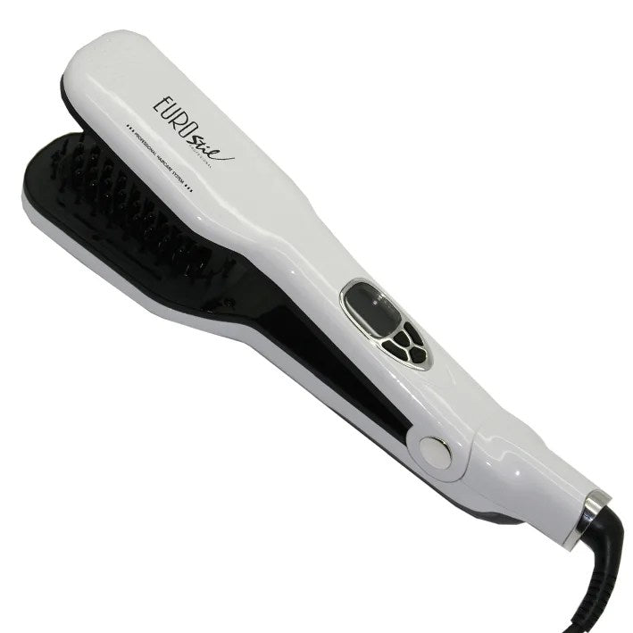 Plancha Eurostill Cepillo Blanca con Vapor