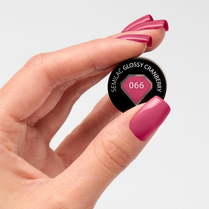 066 Semilac Glossy Cranberry 7ml