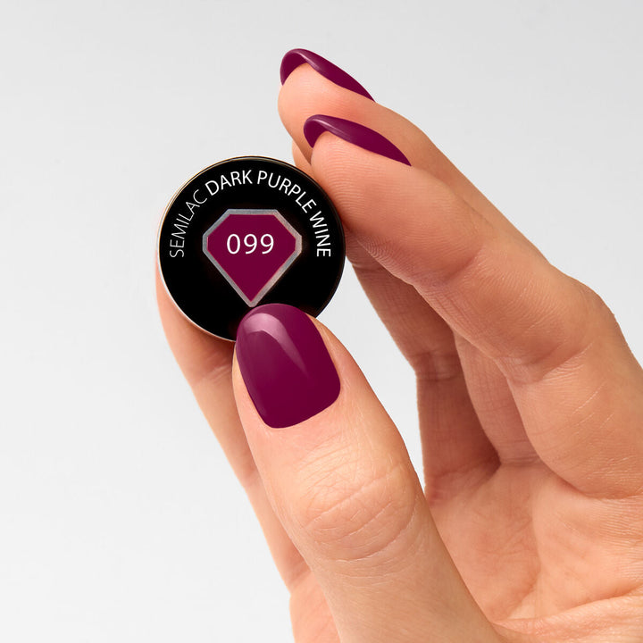 099 Semilac Dark Purple Wine 7ml