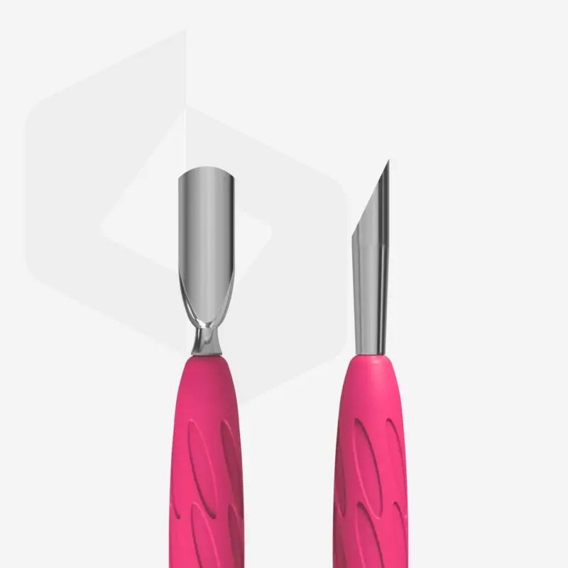 Empujador Staleks con mango de silicona UNIQ 10 TIPO 2