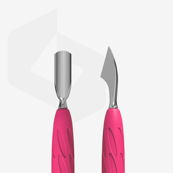 Empujador Staleks con mango de silicona UNIQ 10 TIPO 3