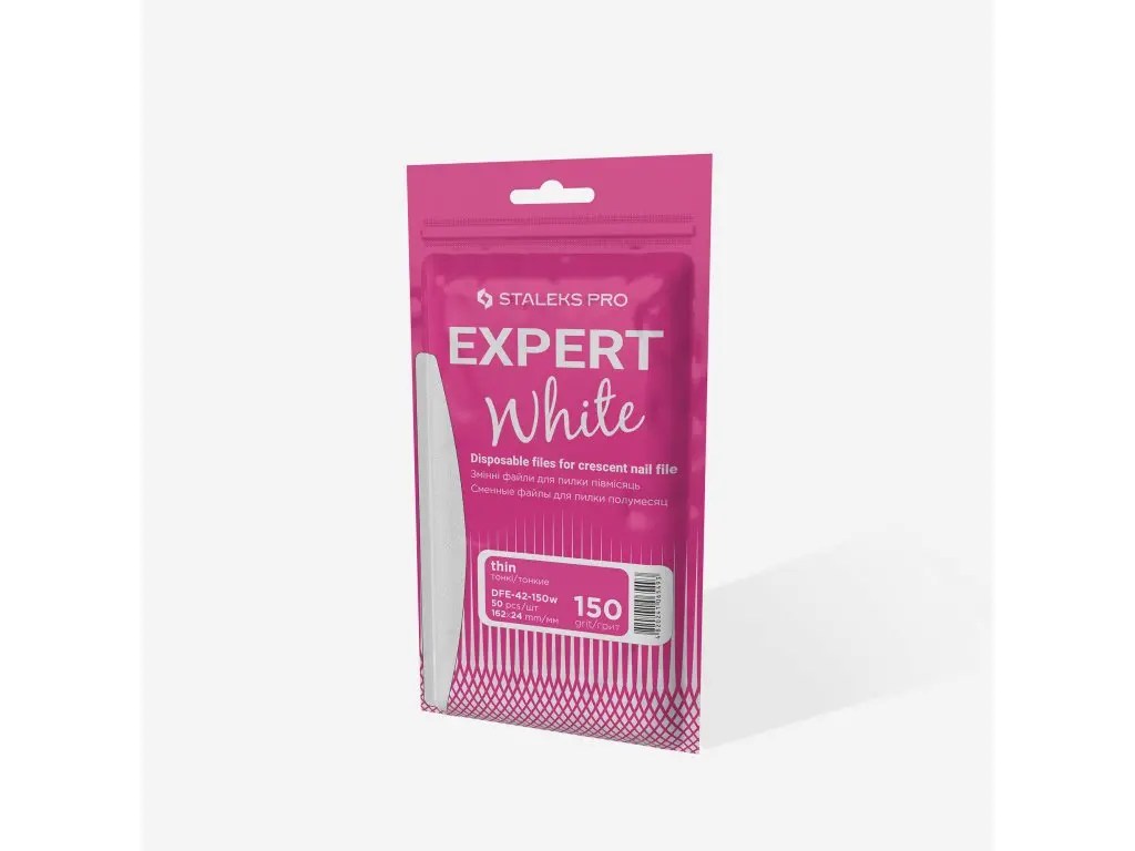 Recambio Limas Blancas media luna Sin Acolchado - 50 unds Staleks