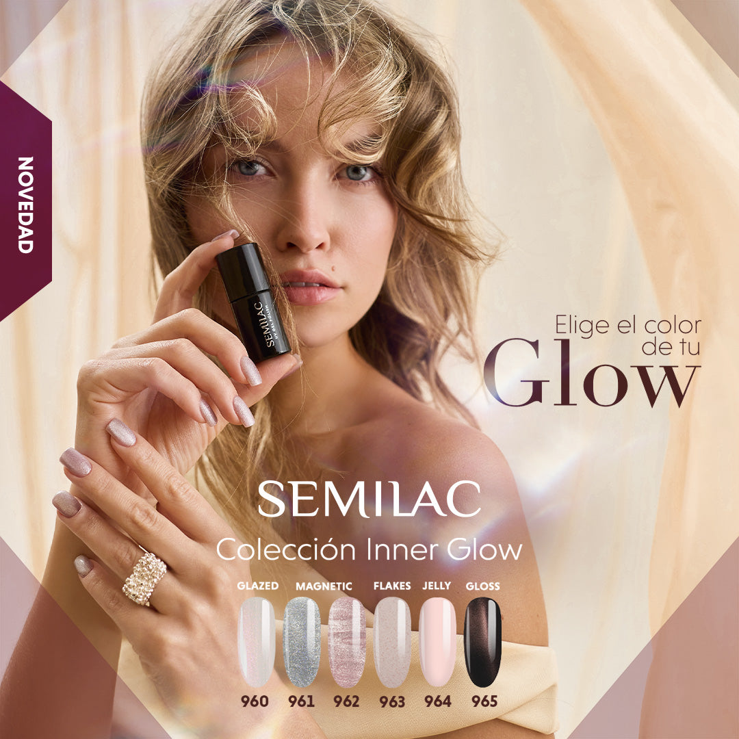 960 Semilac Pink Glazed 7ml