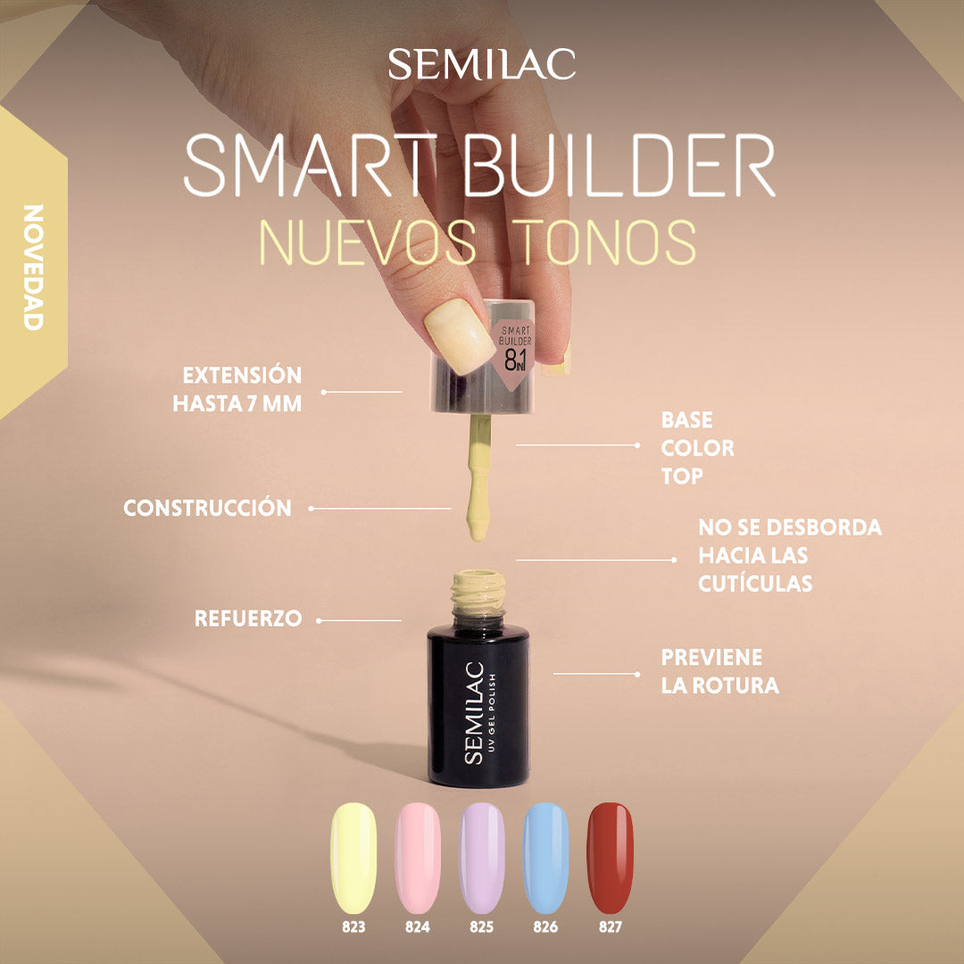 825 Semilac Smart Builder Lavender Touch 7ml