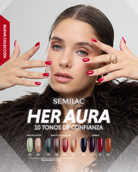 733 Creamy Praline Gloss Semilac 7 ml