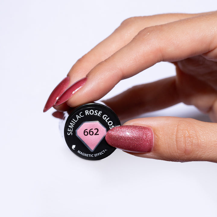 662 Semilac Rose Gloss 7 ml
