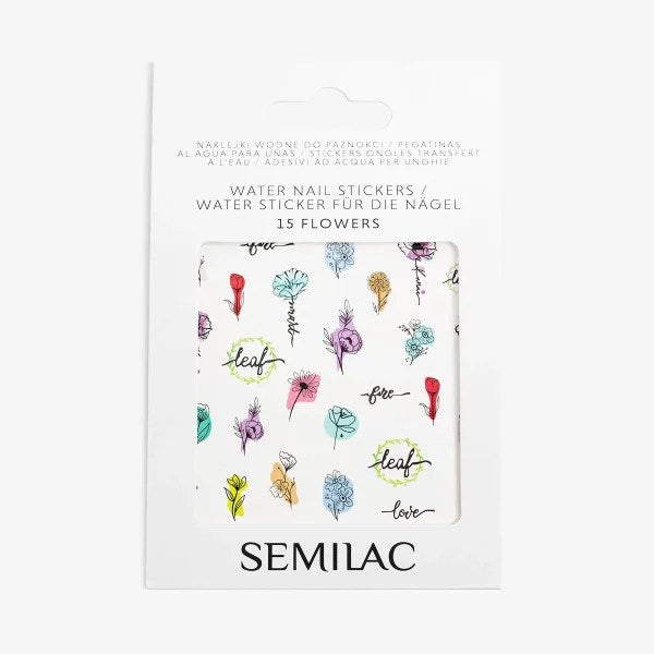 Pegatinas Semilac 15 Flowers