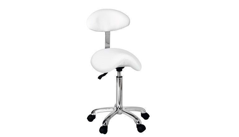 Taburete con respaldo ovalado Organic+