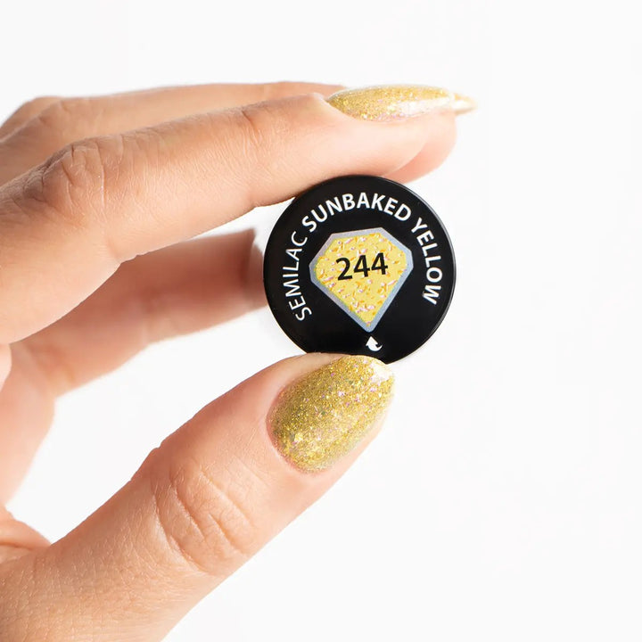 244 Semilac Sunbaked Yellow 7ml