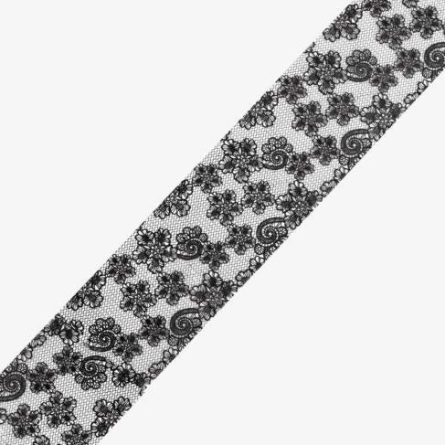 24 Foil Semilac Black Lace