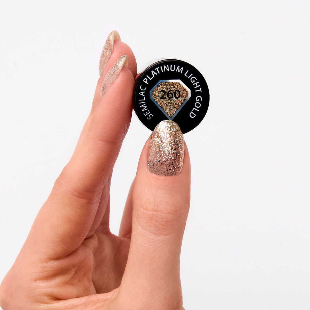 260 Semilac Platinum Light Gold