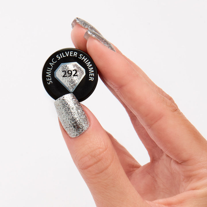 292 Semilac Silver Shimmer 7ml