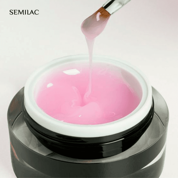 Gel Constructor Semilac Jelly Clear Pink 15g
