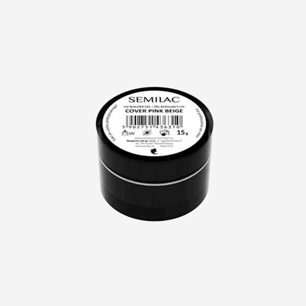 Gel Constructor Semilac Cover Pink Beige 15g