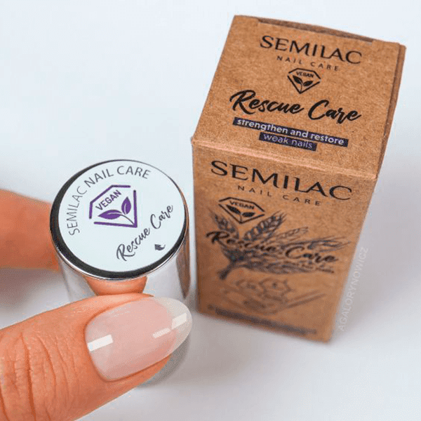 Acondicionador de uñas vegano Semilac Rescue Care 7ml