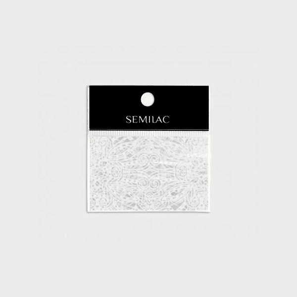 15 Foil Semilac White Lace