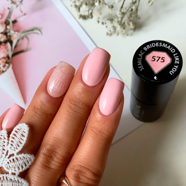 16 Foil Semilac White Lace