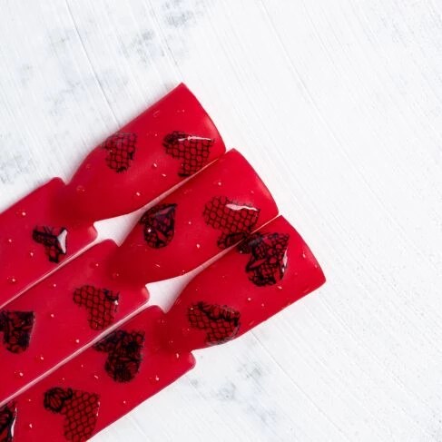 25 Foil Semilac Black Lace